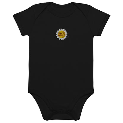 The Groove Worlds Organic cotton baby bodysuit