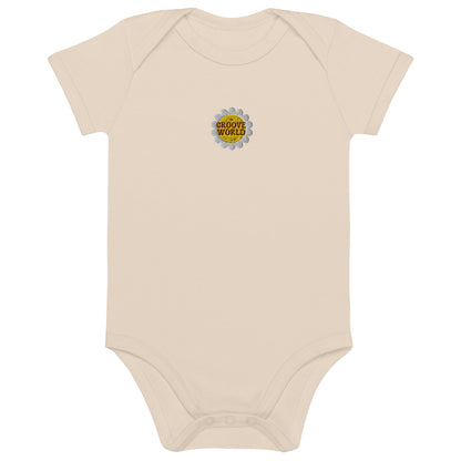The Groove Worlds Organic cotton baby bodysuit